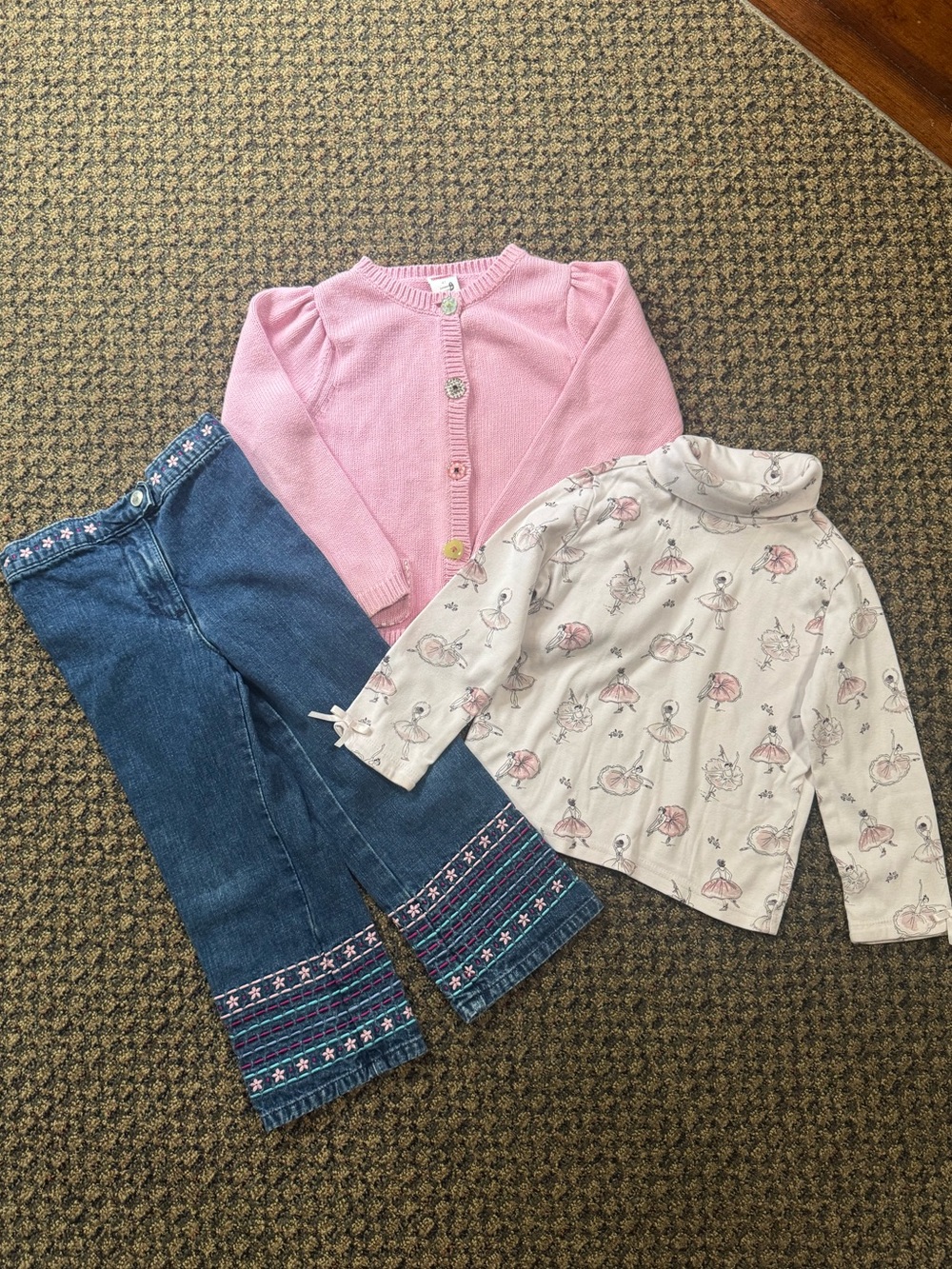 Vintage Size 4 /4T Girls Bundle Outfit Set Gymboree from 2000, 2004, and 2006